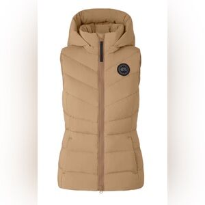 Canada Goose Cypress Hooded Clair Down Vest – Desert Sand – Size M – NEW w/ Tags
